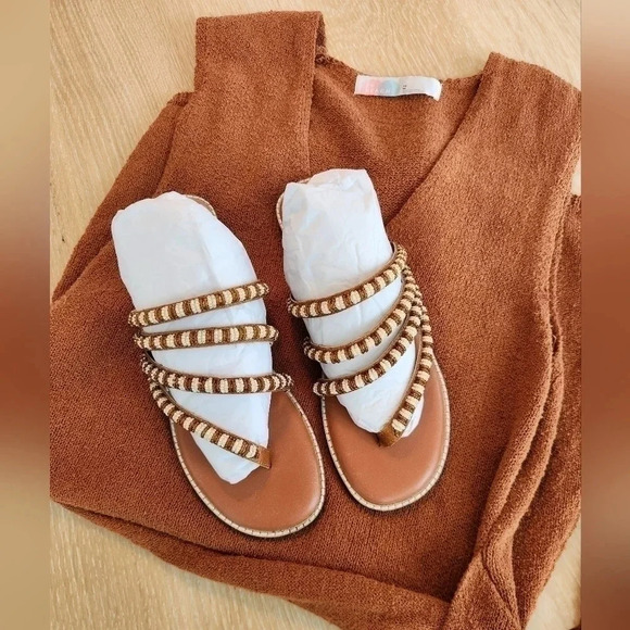 NWOT || FREE PEOPLE || Poppy rust dress - Picture 8 of 8